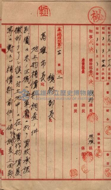 高臨營第一號ノ內十三第（6）號用地買收
（後勁字月眉）藏品圖，第12張