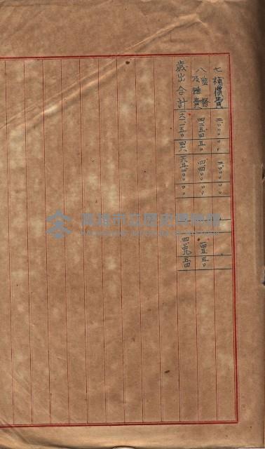 林德官土地區劃整理關係
（林德官、五塊厝關係－九之九）藏品圖，第13張