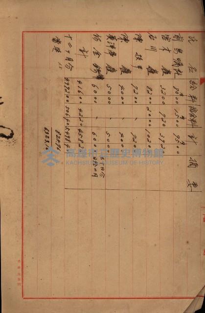 海軍豫算關係藏品圖，第754張