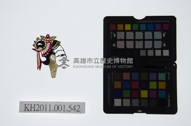 皮影戲偶頭-旦藏品圖，第1張