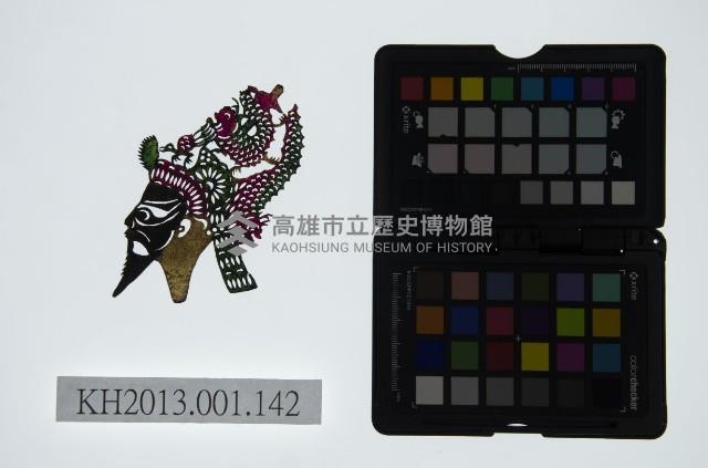 皮影戲偶頭-末藏品圖，第1張