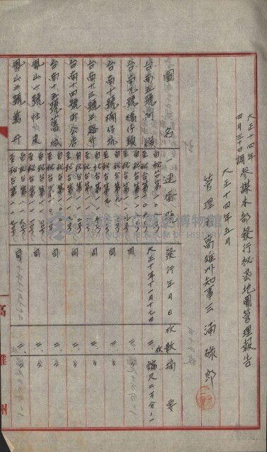 祕密地圖ニ關スル書類（高雄州）藏品圖，第143張