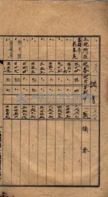 土地利用協會貸付綴
（高雄市小港庄關係）藏品圖，第41張