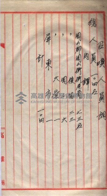 馬臨營第一六八號－昭和十六年七月藏品圖，第42張