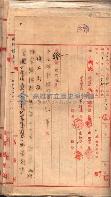 阿公店溪治水工事豫算關係（高雄州）藏品圖，第42張