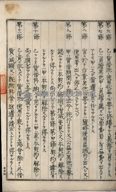 高雄州土地利用協會書類綴
（海軍用地使用許可關係）藏品圖，第42張