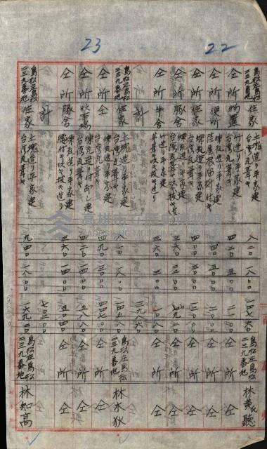 高雄工業用水道用地買收書類其ノ二藏品圖，第92張