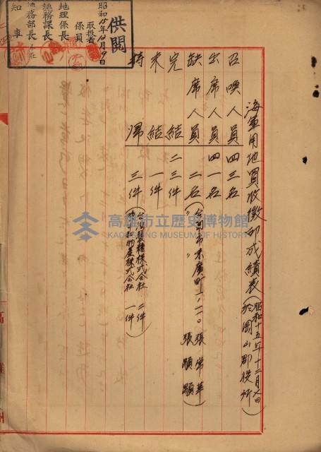 臺灣製糖株式會社土地買收藏品圖，第94張