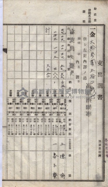 諸稅關係書綴藏品圖，第182張