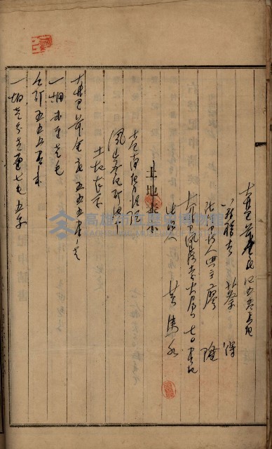 州財產－罹災救助基金所屬地ニ関スル登記原議書
（罹災救助－二十之五）藏品圖，第83張