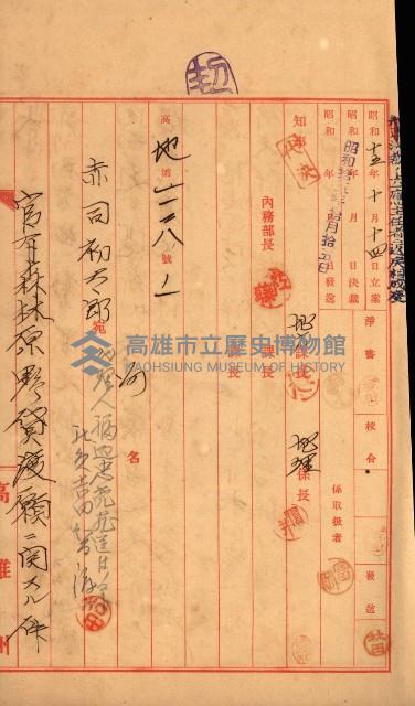 貸渡（旗山、恆春郡－被許可人赤司初太郎）藏品圖，第83張