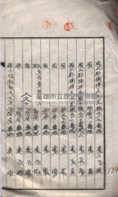 海軍土地借上契約書
（施設部長印捺印済）藏品圖，第232張