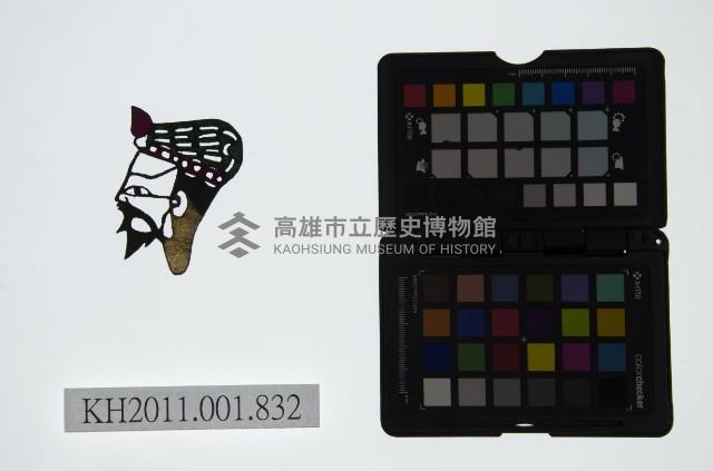 皮影戲偶頭-末藏品圖，第1張