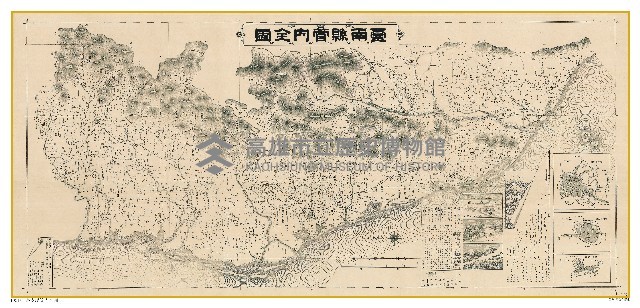 1901年臺南縣管內全圖藏品圖，第1張