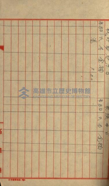 雜件綴（林野）藏品圖，第33張