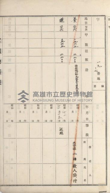 湖內庄官租地臺帳（十六冊之內第九號）藏品圖，第32張