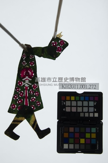 皮影戲簽桿立身偶-武生（偶身）藏品圖，第1張