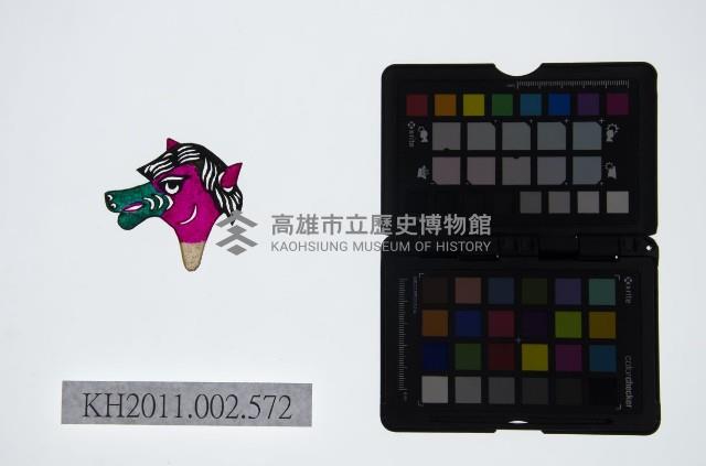 皮影戲偶頭-雜藏品圖，第1張