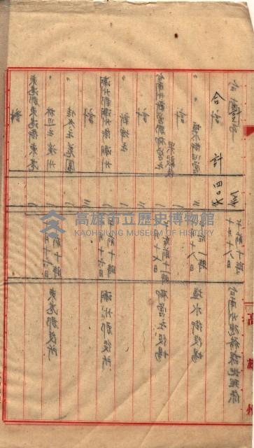 高臨營第一號ノ內三第（1）號
高臨營第一號ノ內九第（1）號
（施機第一九一、零一二番電）藏品圖，第172張