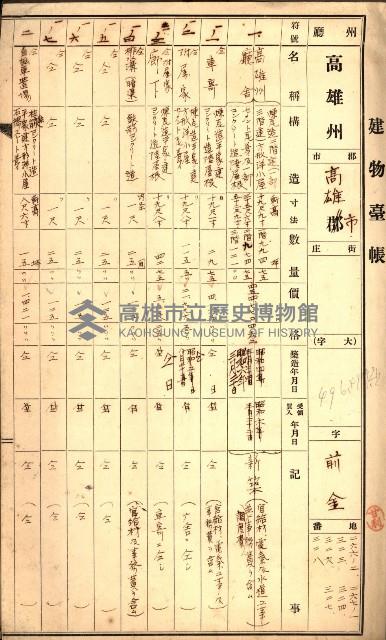 州有建物保管關係綴藏品圖，第72張