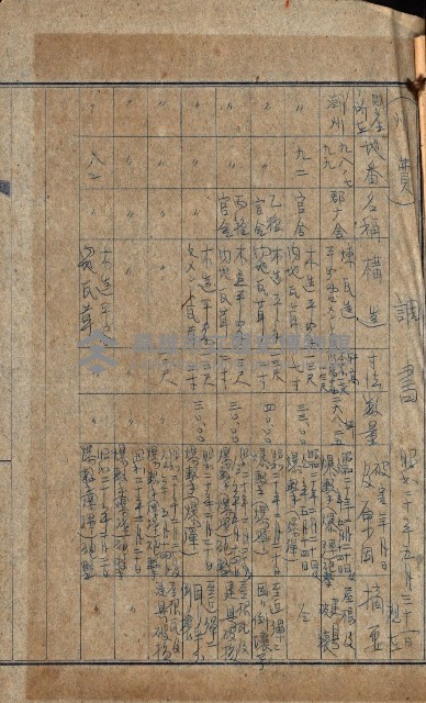 州費國庫所屬建物戰時災害被害關係書類綴
（地理系）藏品圖，第72張