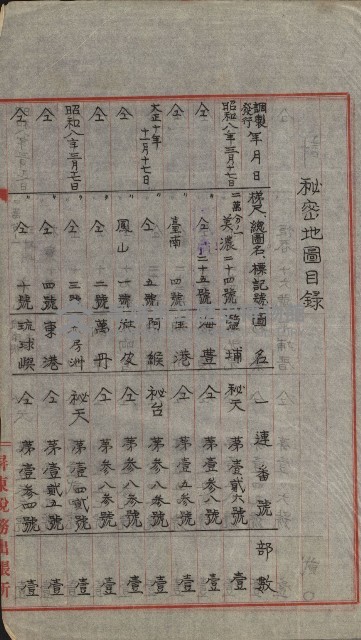 祕密地圖ニ關スル書類（高雄州）藏品圖，第474張