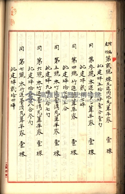 建物登記申請書、囑託書、通知書
附屬書類綴込帳（建申第壱號）藏品圖，第170張