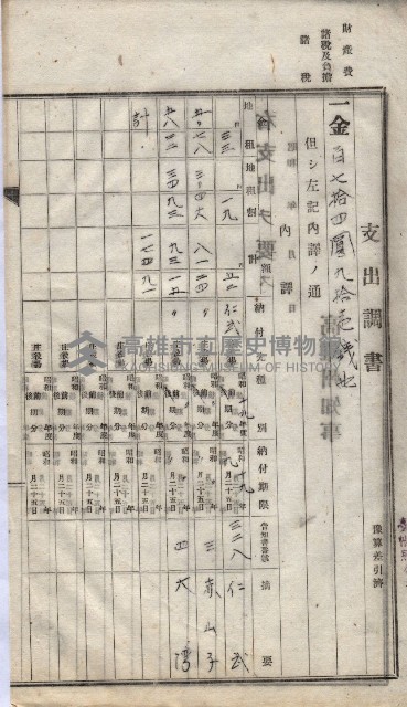諸稅關係書綴藏品圖，第170張