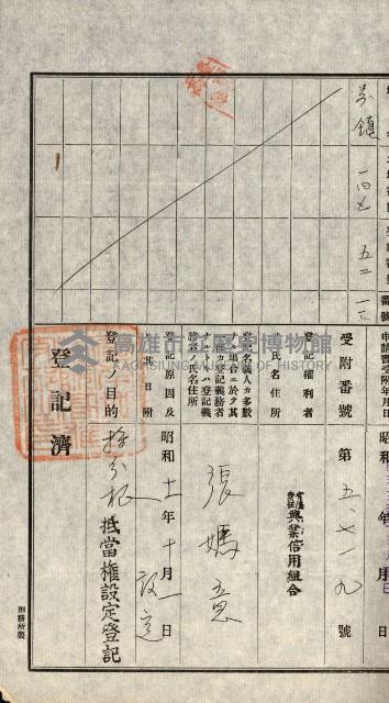 高雄州公共用地－抵當權抹消登記書類綴
（買收關係－卅八之九）藏品圖，第70張