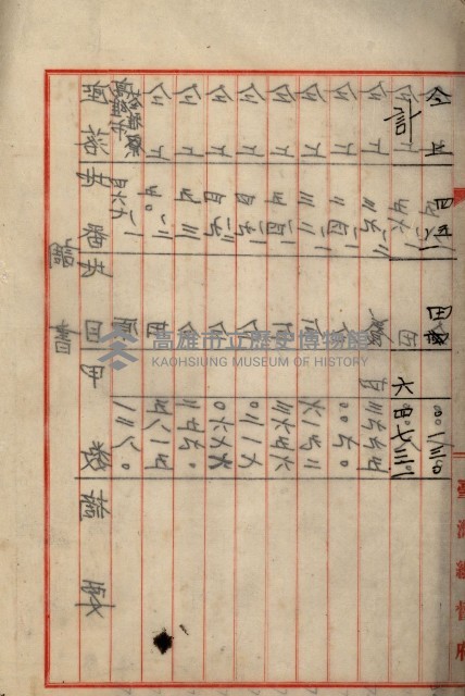 罹災救助基金所屬地處分關係書類
（罹災救助二十之八）藏品圖，第130張
