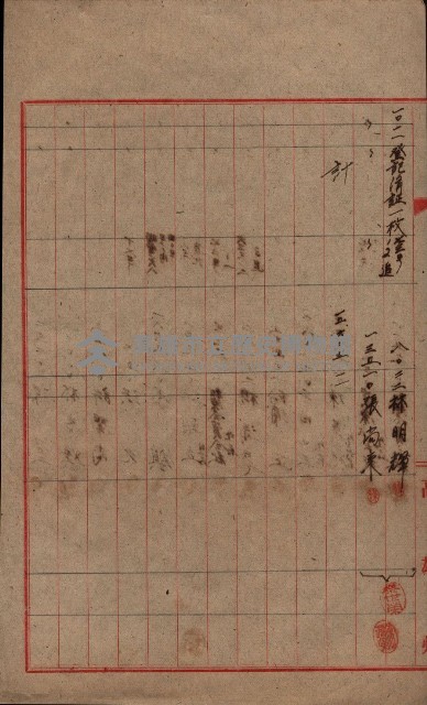 登記濟證送付簿－地理系（海軍關係）藏品圖，第130張