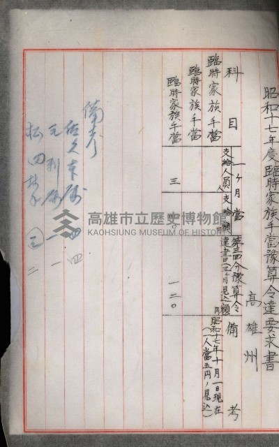 官有地整理費豫算關係書類
（地理系）藏品圖，第30張