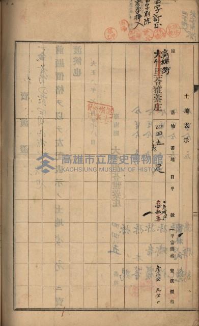 州財產－罹災救助買收土地登記藏品圖，第332張