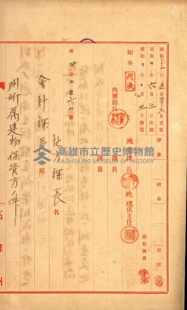 州有建物綴
（昭和十一年度）藏品圖，第11張