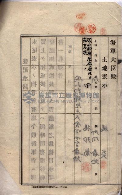 馬臨營第一○四號ノ內一號第一回追加
（茄苳坑）藏品圖，第10張