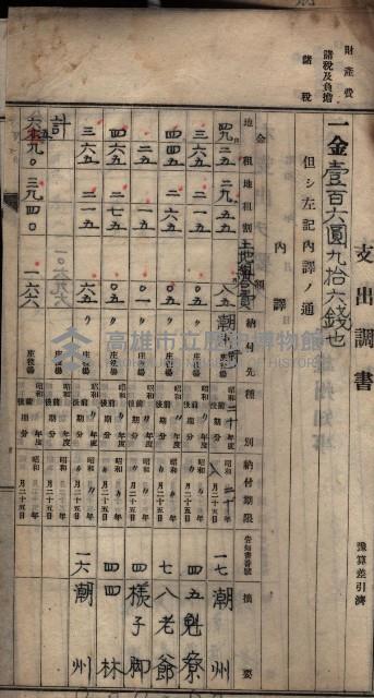 諸稅關係書綴藏品圖，第20張