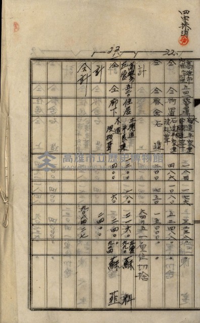 內惟海軍用地及建物移轉二關スル件藏品圖，第20張