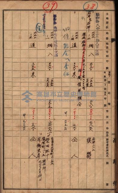 高臨營第五號A1號用地買收（左營、右冲）藏品圖，第20張