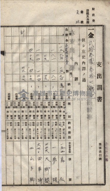 諸稅關係書綴藏品圖，第160張