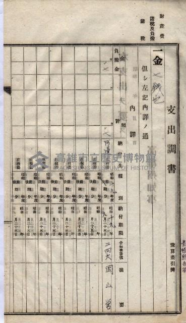 諸稅關係書綴藏品圖，第150張