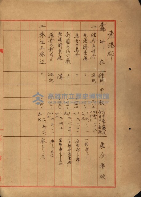 公用廢止臺帳（高雄州）藏品圖，第49張