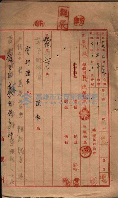 雜件綴（海軍關係）藏品圖，第50張