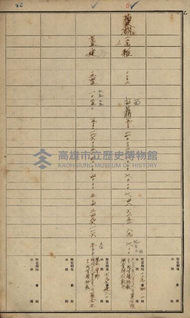 旗山郡（官有地價格一筆限調書）藏品圖，第49張