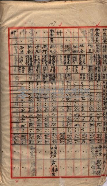 高臨營第一號ノ內三第（1）號（レ）借地
（九鬮、岡山營）藏品圖，第100張