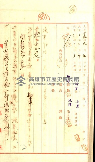 壽山公園貸下書類（指令第二一八號許可）藏品圖，第101張