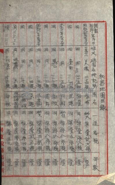 祕密地圖ニ關スル書類（高雄州）藏品圖，第697張
