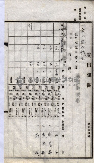 諸稅關係書綴藏品圖，第190張