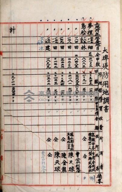 高雄工業用水道新設計畫概要藏品圖，第90張