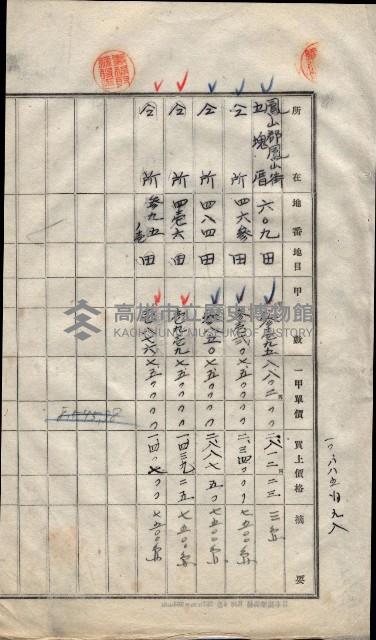 林德宮、五塊厝登記濟證綴
（林德官、五塊厝關係－九之三）藏品圖，第390張