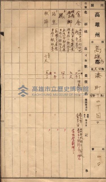 州所屬官舍建物賣拂書類藏品圖，第40張
